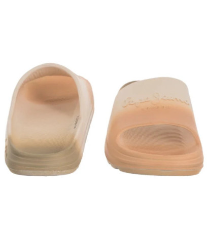 Pepe Jeans Beach Slidecol Light Peach Beige PLS70166 108 (PE45-a) Women's Shoes/Flip Flops