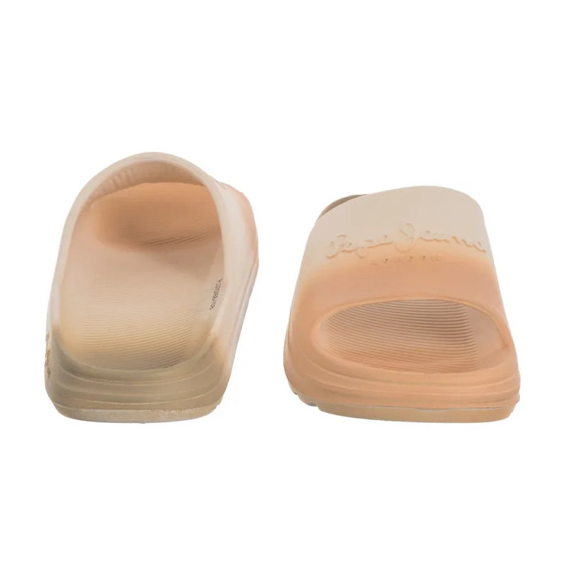 Pepe Jeans Beach Slidecol Light Peach Beige PLS70166 108 (PE45-a) Women's Shoes/Flip Flops