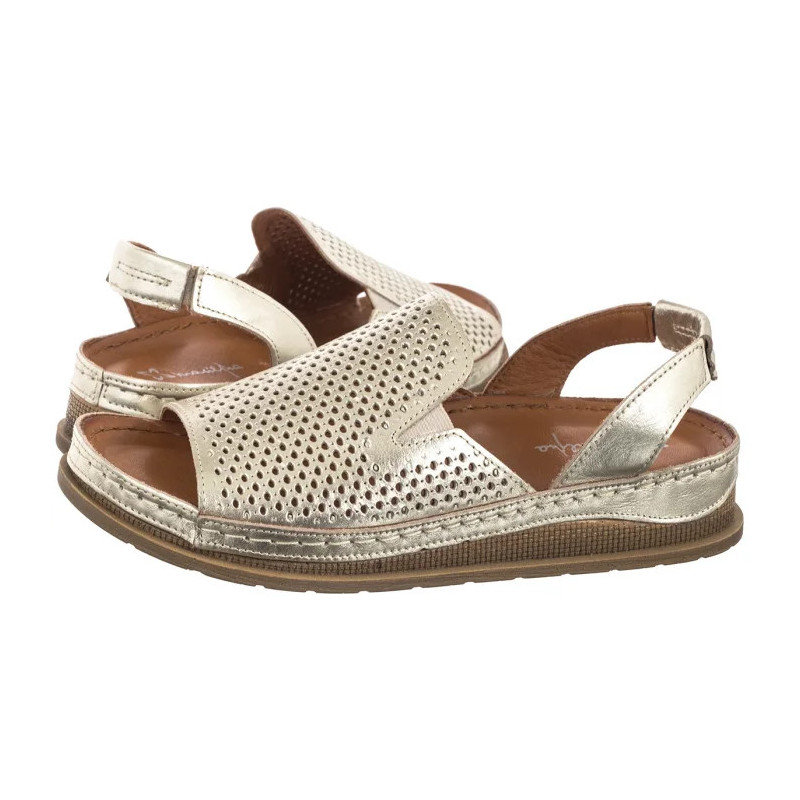Maciejka Złote L7066-25/00-1 (MA1386-a) sandals