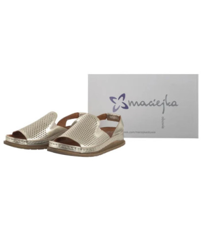 Maciejka Złote L7066-25/00-1 (MA1386-a) sandals