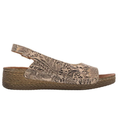 Maciejka Beżowe/Kwiaty L7069-04/00-1 (MA1388-a) shoes