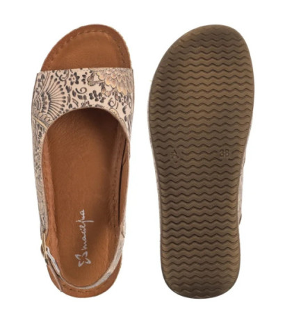 Maciejka Beżowe/Kwiaty L7069-04/00-1 (MA1388-a) shoes