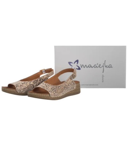Maciejka Beżowe/Kwiaty L7069-04/00-1 (MA1388-a) shoes