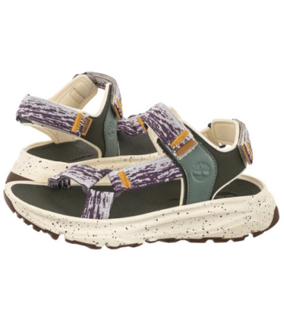 Timberland Motion Dune Backstrap Sandal Natural Webbing W Dk 0A41R8 EUA (TI149-a) sandals