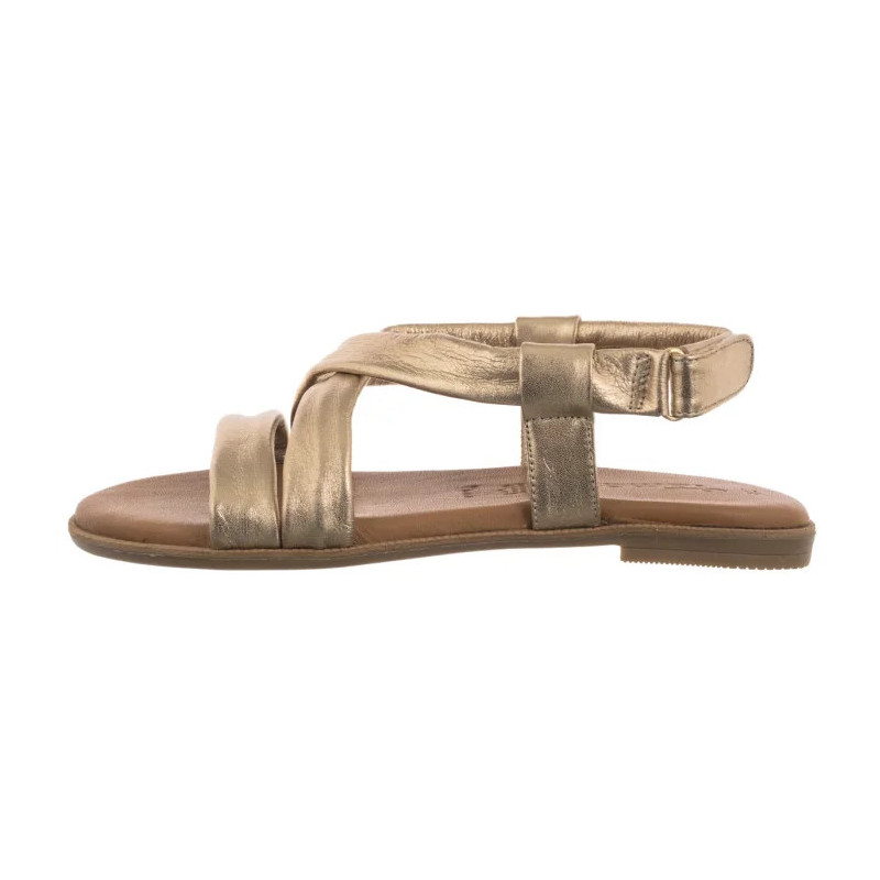 Tamaris Złote 1-28109-44 933 Light Gold (TM549-a) sandals
