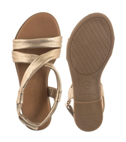 Tamaris Złote 1-28109-44 933 Light Gold (TM549-a) sandals