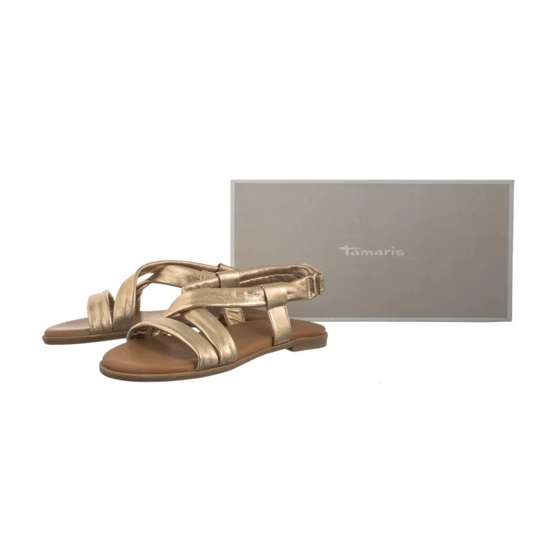 Tamaris Złote 1-28109-44 933 Light Gold (TM549-a) sandals