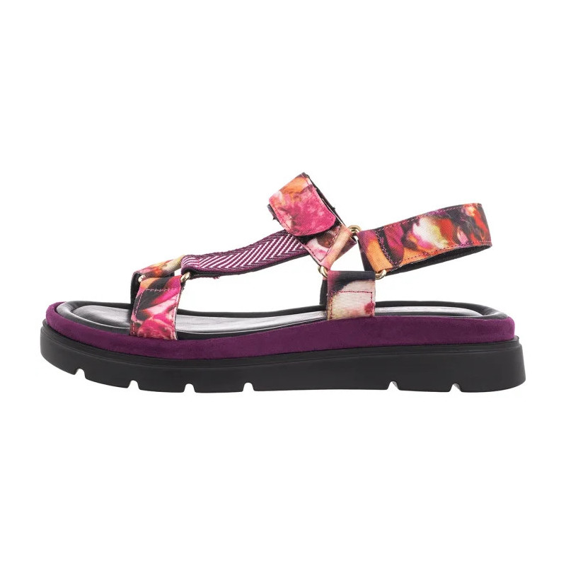 Tamaris Różowe 1-28703-44 578 Dark Pink Comb (TM551-a) shoes