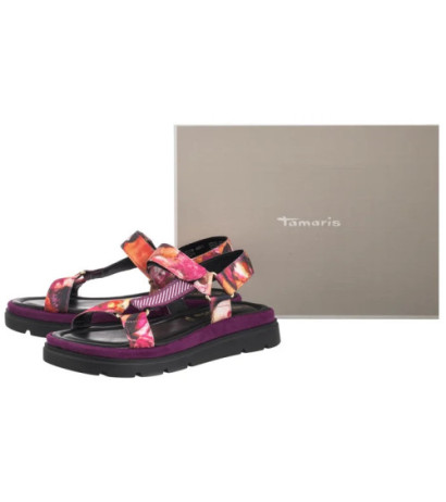 Tamaris Różowe 1-28703-44 578 Dark Pink Comb (TM551-a) shoes