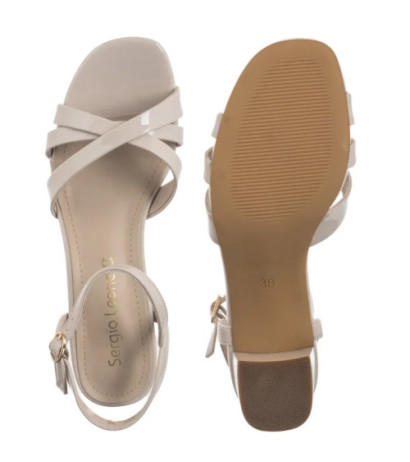 Sergio Leone Beżowe SK 887 (SL574-a) shoes