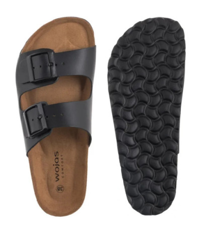 Wojas Czarne 74077-51 (WO300-a) Women's Shoes/Flip Flops