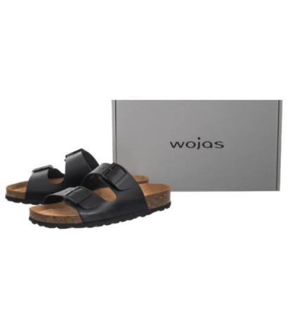 Wojas Czarne 74077-51 (WO300-a) Women's Shoes/Flip Flops
