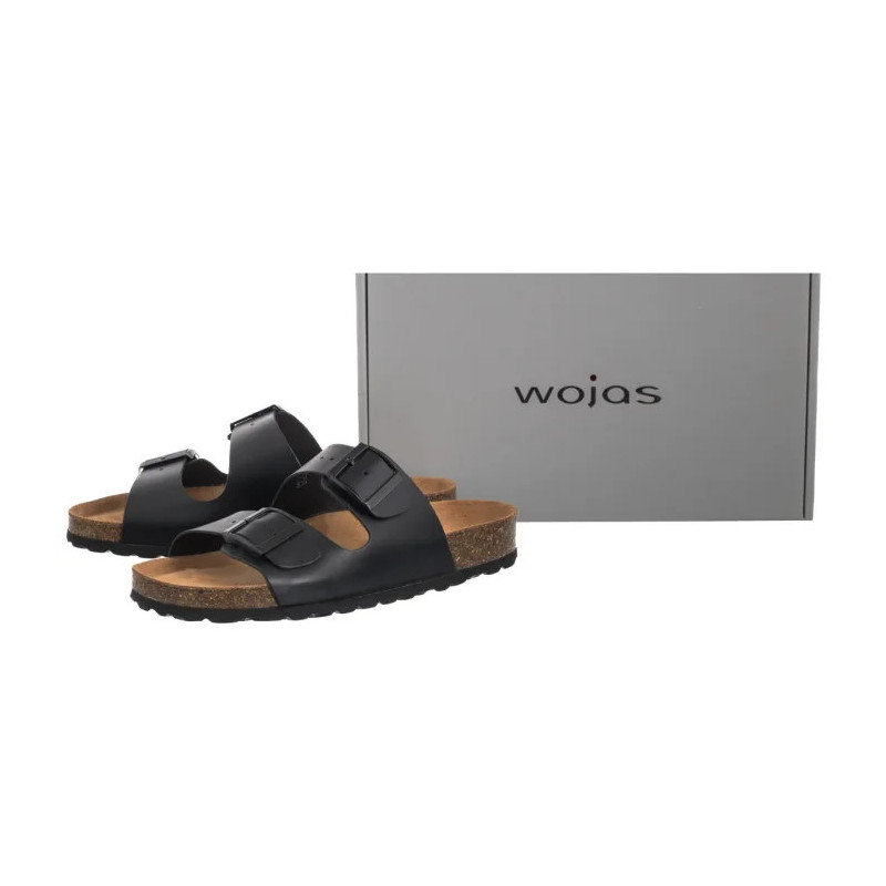 Wojas Czarne 74077-51 (WO300-a) Women's Shoes/Flip Flops