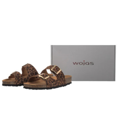 Wojas Brązowe 74077-60 (WO306-a) Women's Shoes/Flip Flops