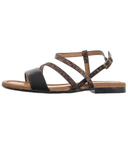 Maciejka Czarne/Panterka 06966-01/00-1 (MA1391-a) sandals