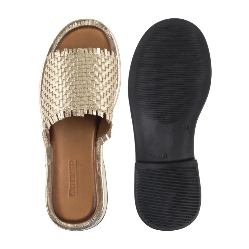 Artiker Złote 56C0345 (AR170-a) Women's Shoes/Flip Flops