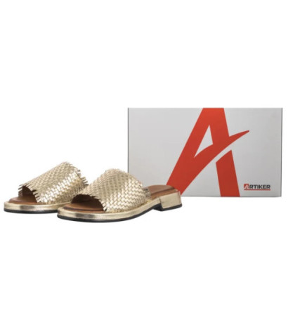 Artiker Złote 56C0345 (AR170-a) Women's Shoes/Flip Flops