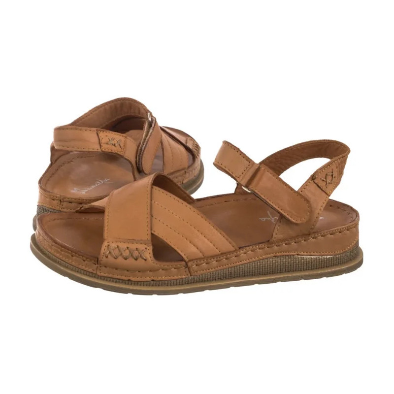 Maciejka Beżowe L7064-04/00-1 (MA1393-a) sandals