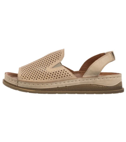 Maciejka Beżowe L7066-04/00-1 (MA1386-b) sandals