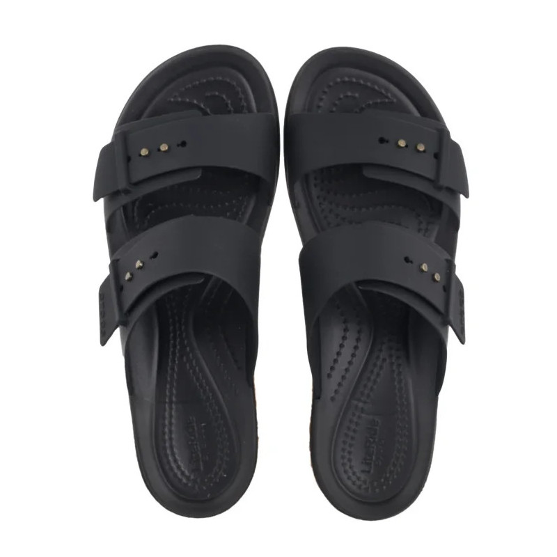 Crocs Brooklyn Cork Buckle Black 211252-001 (CR369-b) shoes