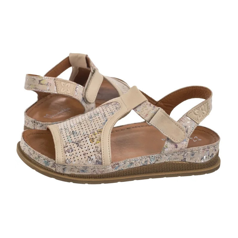 Maciejka Beżowe L7065-04/00-1 (MA1394-b) sandals