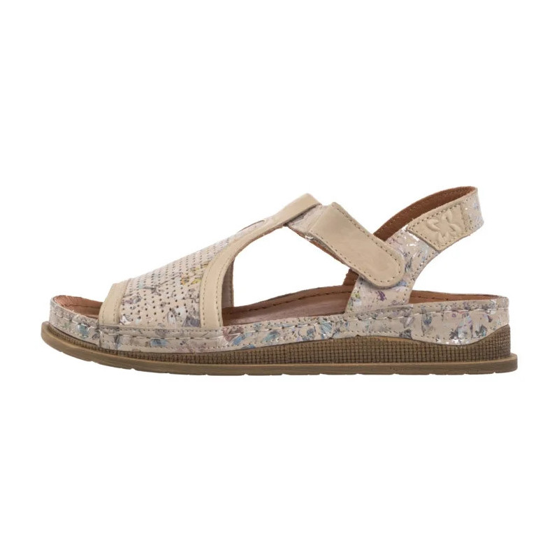 Maciejka Beżowe L7065-04/00-1 (MA1394-b) sandals