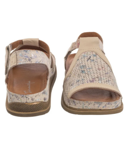 Maciejka Beżowe L7065-04/00-1 (MA1394-b) sandals