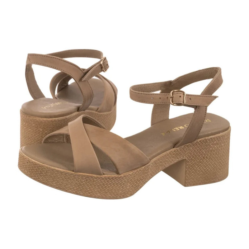 Ryłko Beżowe 3MF91_U_ _B52 (RY1062-a) shoes