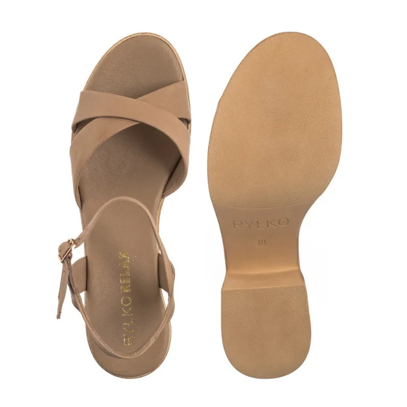 Ryłko Beżowe 3MF91_U_ _B52 (RY1062-a) shoes