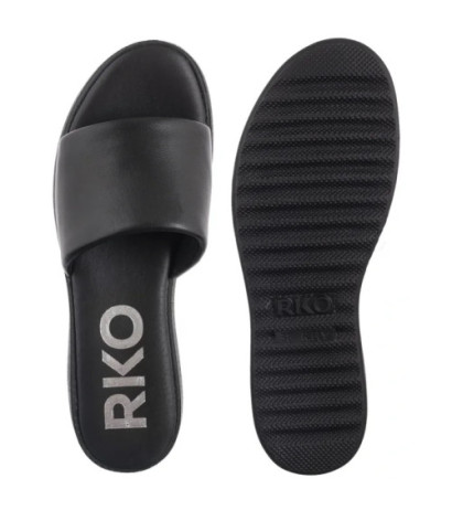Ryłko Czarne 1IGH8_P2 __45 (RY1063-a) Women's Shoes/Flip Flops
