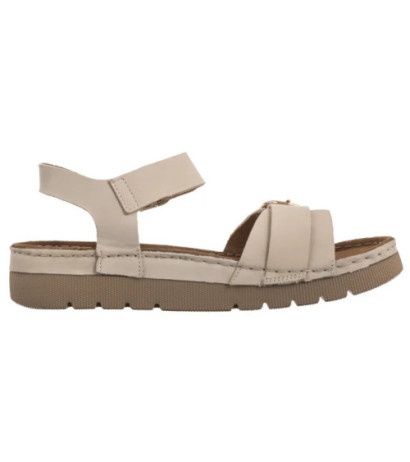 Ryłko Kremowe T1G41_V_ _B88 (RY1065-a) sandals