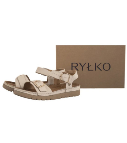 Ryłko Kremowe T1G41_V_ _B88 (RY1065-a) sandals