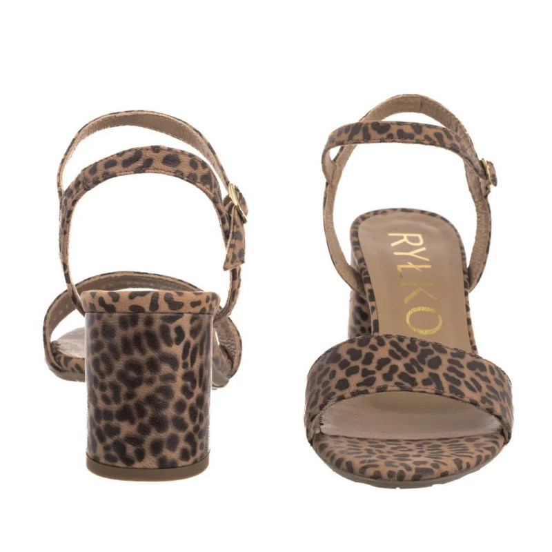 Ryłko Brązowe/Czarne 6TFF6_T_ _5TS (RY1090-a) shoes