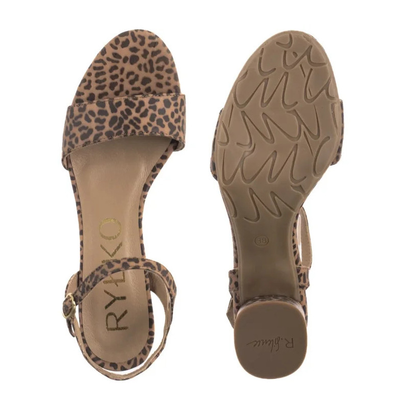 Ryłko Brązowe/Czarne 6TFF6_T_ _5TS (RY1090-a) shoes