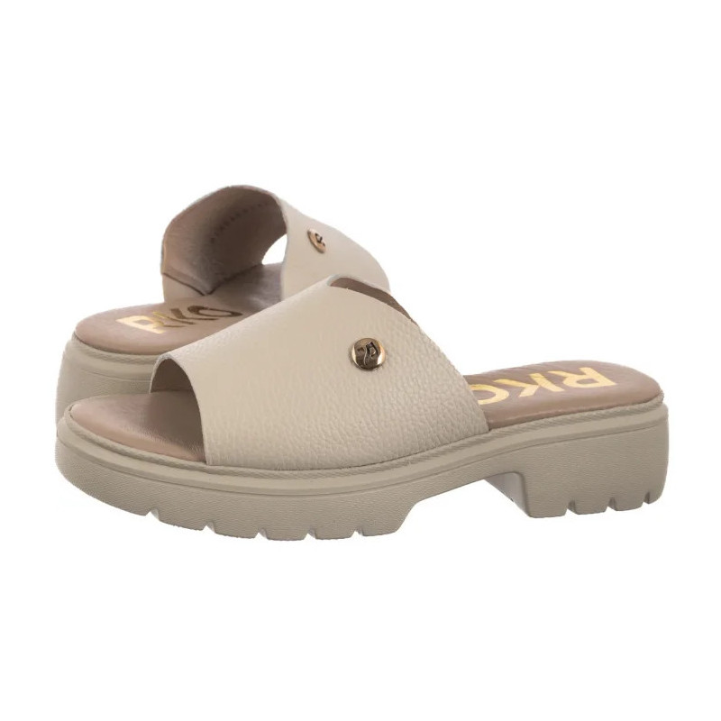 Ryłko Kremowe 1IGI3_P1 _6NJ (RY1093-a) Women's Shoes/Flip Flops