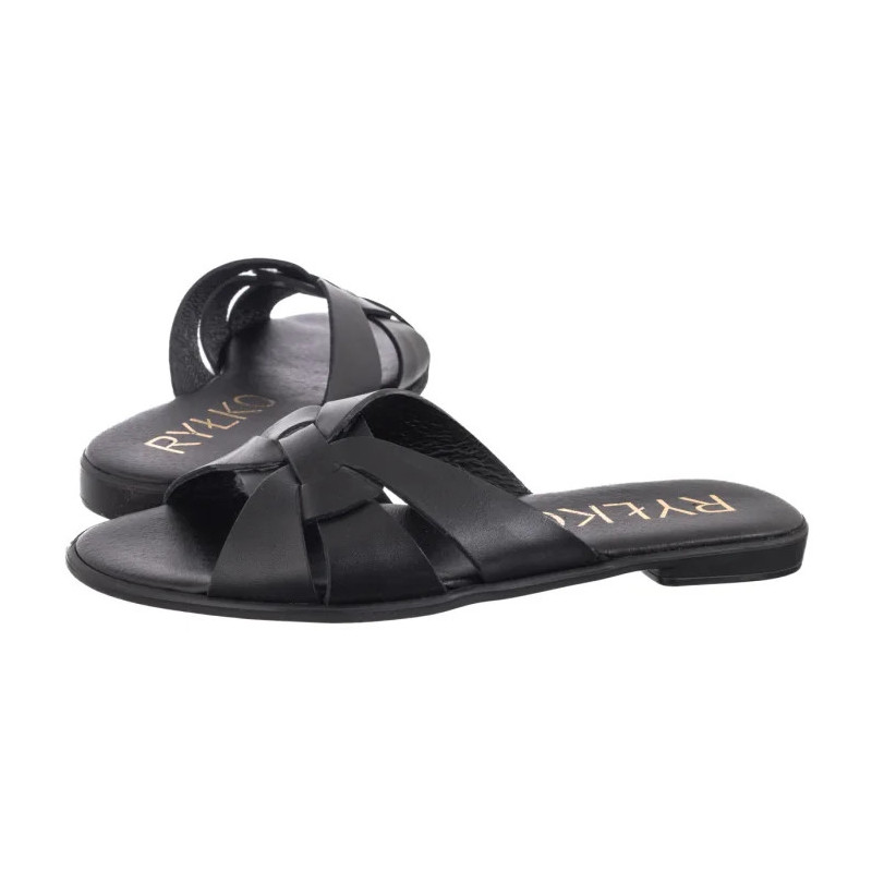 Ryłko Czarne 0AGH7_A1 __21  (RY1098-a) Women's Shoes/Flip Flops