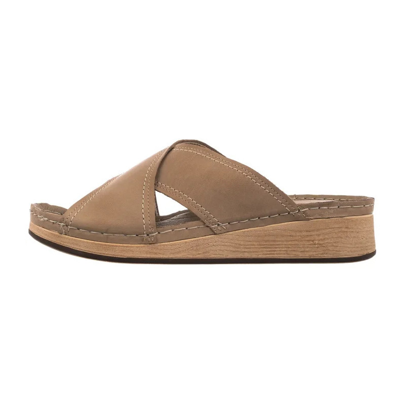 Ryłko Beżowe T1GI5___ _B52 (RY1104-a) Women's Shoes/Flip Flops