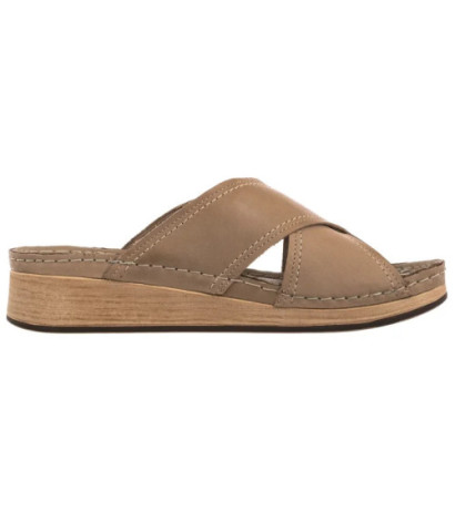Ryłko Beżowe T1GI5___ _B52 (RY1104-a) Women's Shoes/Flip Flops