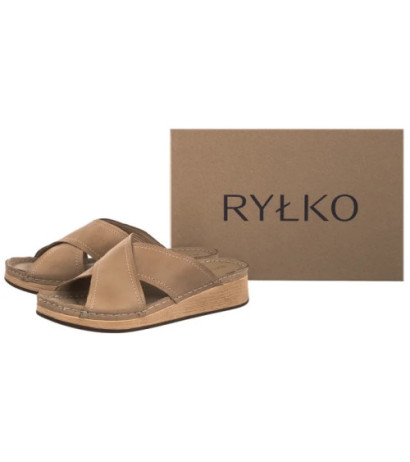 Ryłko Beżowe T1GI5___ _B52 (RY1104-a) Women's Shoes/Flip Flops