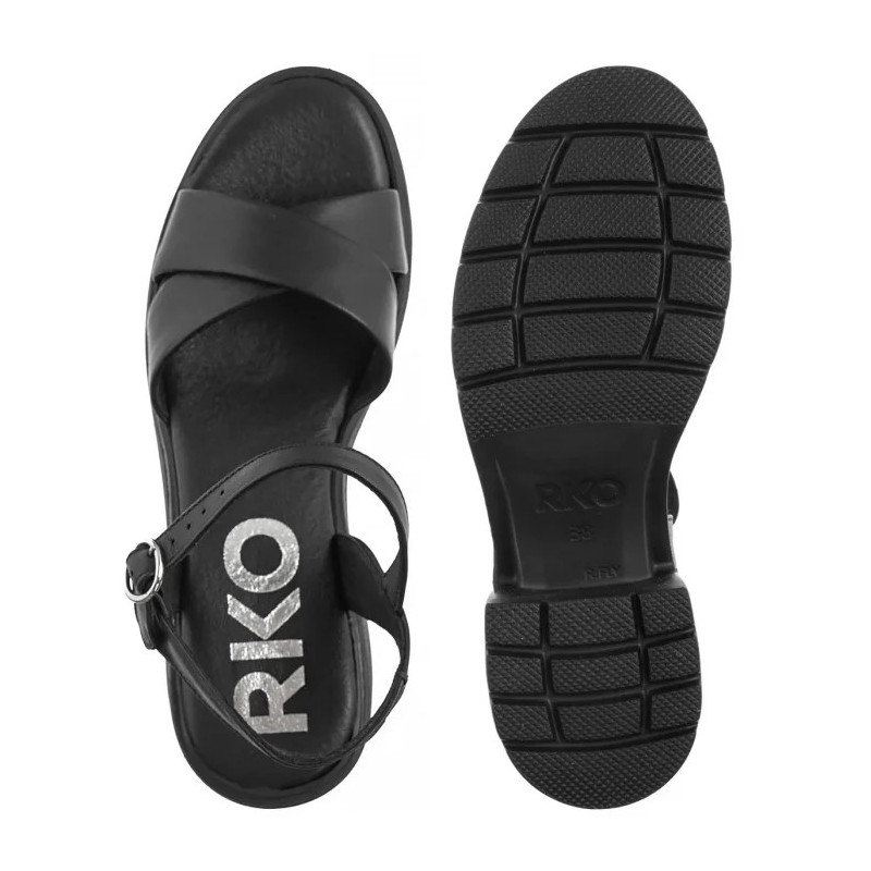 Ryłko Czarne 4RF87_Q_ __45 (RY1106-a) shoes