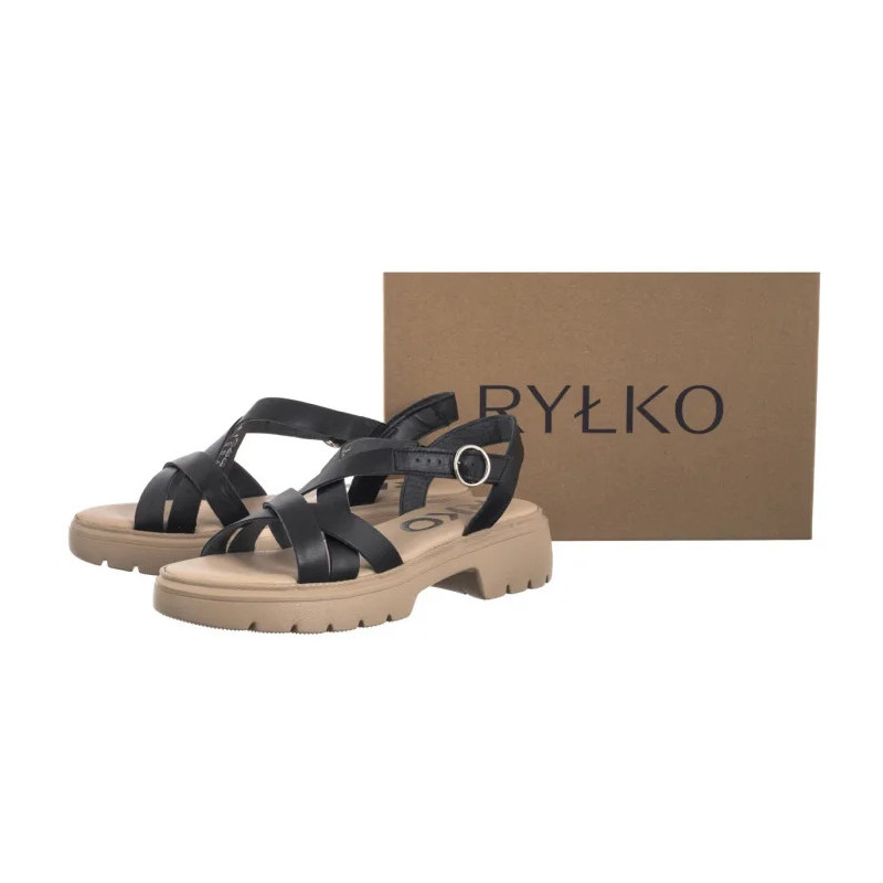Ryłko Czarne 1IG13_P1 __21 (RY1112-a) sandals