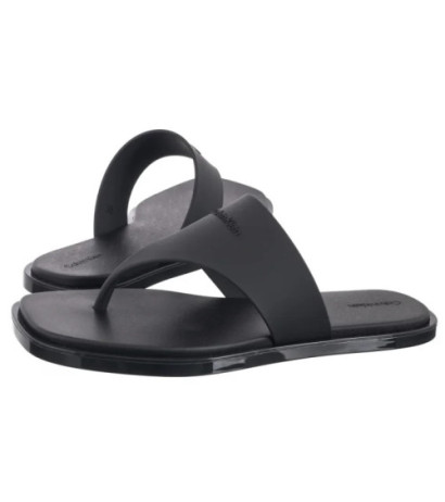 Calvin Klein Toe Post Tpu Slide Ck Black HW0HW02836 BEH (CK666-a) flip flops