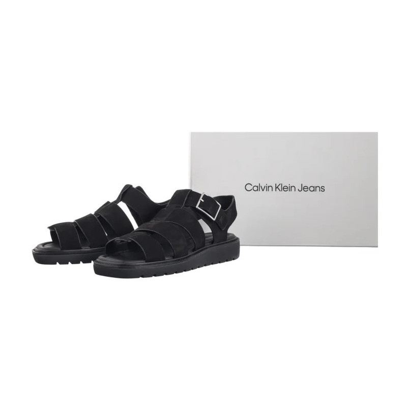 Calvin Klein Fisherman Hw Sandal Lth Ck Black YW0YW01962 BEH (CK669-a) sandals
