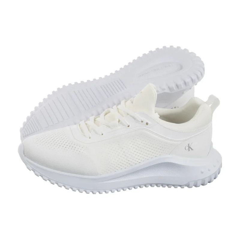 Calvin Klein Eva Runner Sock Mg Tech Mix Triple Bright White YW0YW01855 0K4 (CK677-a) sports Shoes