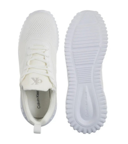 Calvin Klein Eva Runner Sock Mg Tech Mix Triple Bright White YW0YW01855 0K4 (CK677-a) sports Shoes