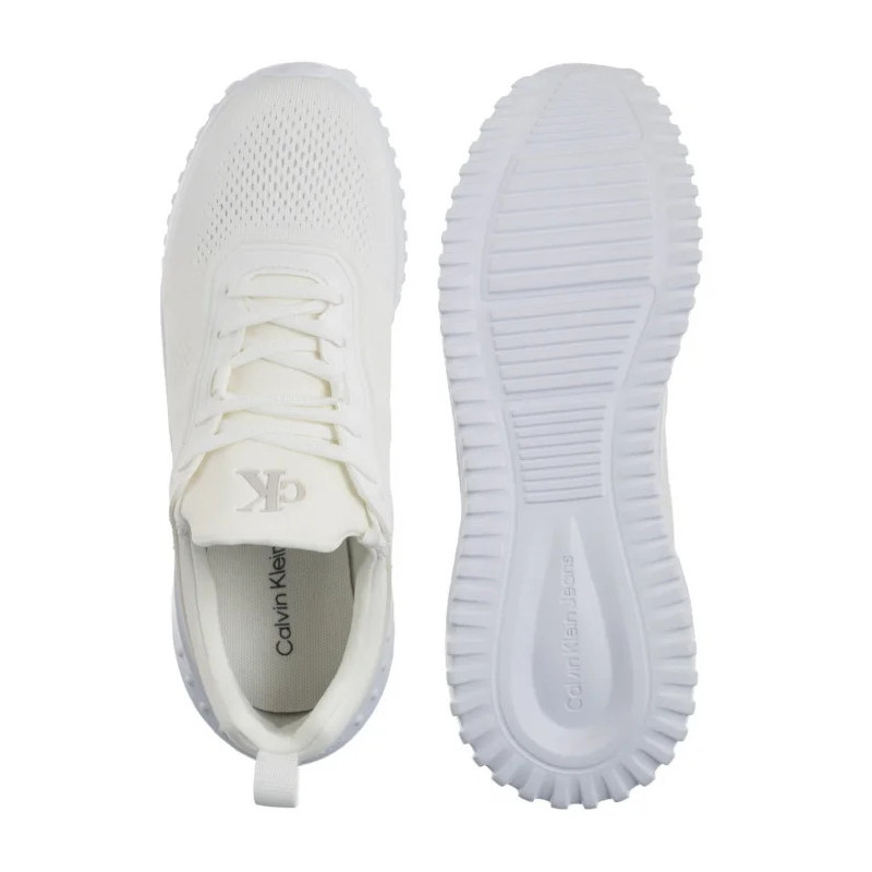 Calvin Klein Eva Runner Sock Mg Tech Mix Triple Bright White YW0YW01855 0K4 (CK677-a) sports Shoes