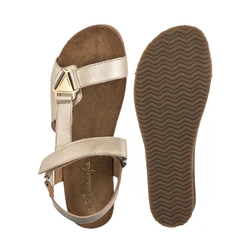Maciejka Złote 07026-25/00-1 (MA1399-a) sandals