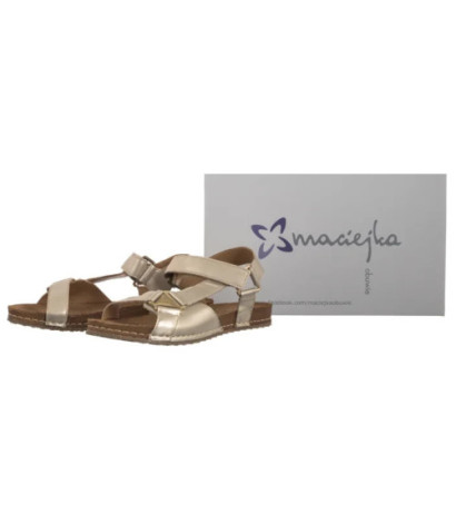 Maciejka Złote 07026-25/00-1 (MA1399-a) sandals