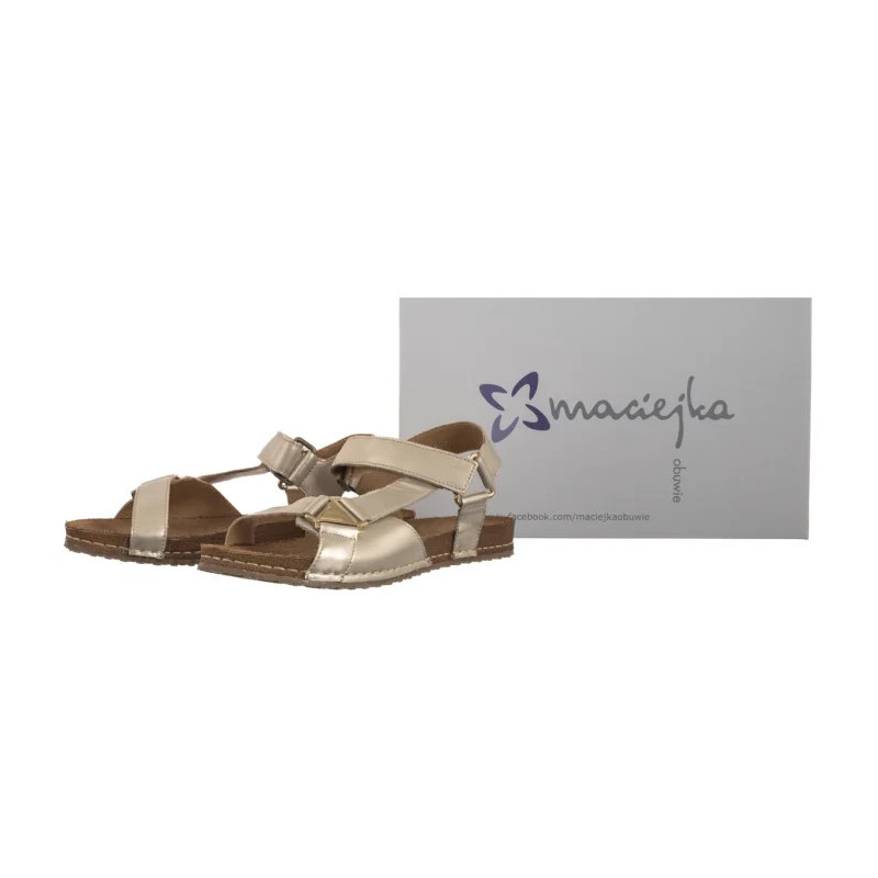 Maciejka Złote 07026-25/00-1 (MA1399-a) sandals