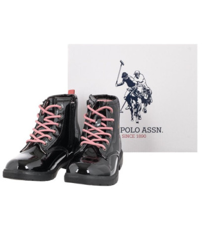 U.S. Polo Assn. Yva001 Blk YVA001K/AY1 (US117-a) ankle boots
